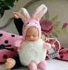 Hot Selling Best Gift Cute Sleep Baby Doll Little Rabbit / Bear Keychain