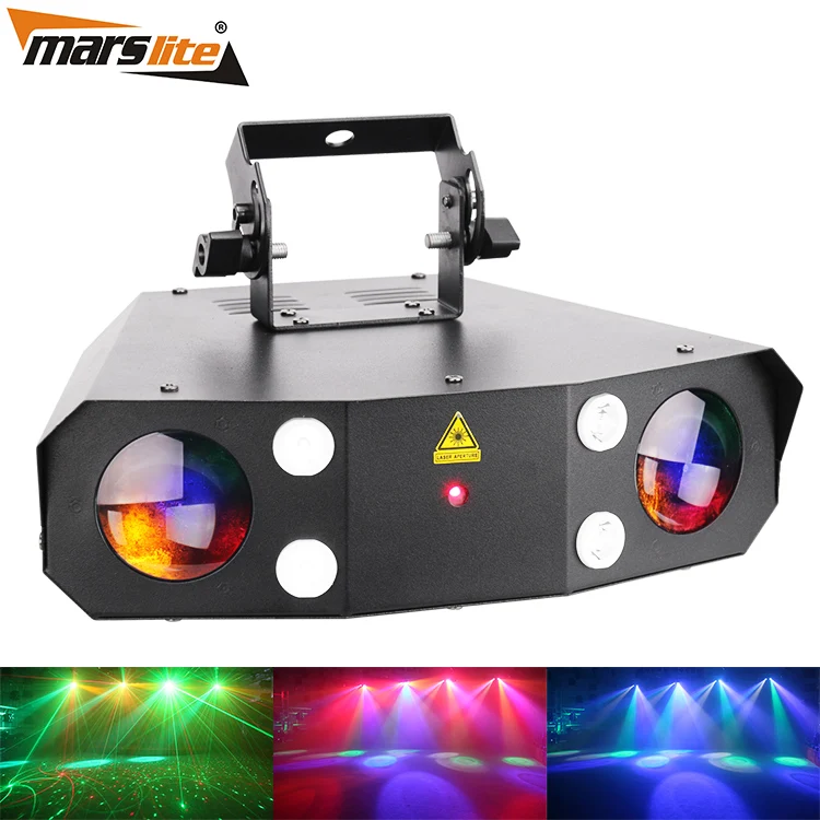 Lampe Stroboscopique LED Rotative à 360° - Effet De Scène - Alimentation Par Piles - Lampe Rotative Pour Fête Disco (rouge, 1 Pièce