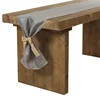 Farmhouse Wedding Party Fall Decorations Burlap Table Runner