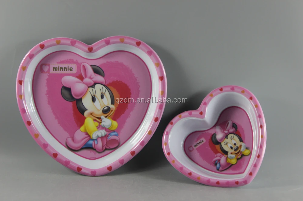 2015 New Design Melamine Plates And Bowls For Kids