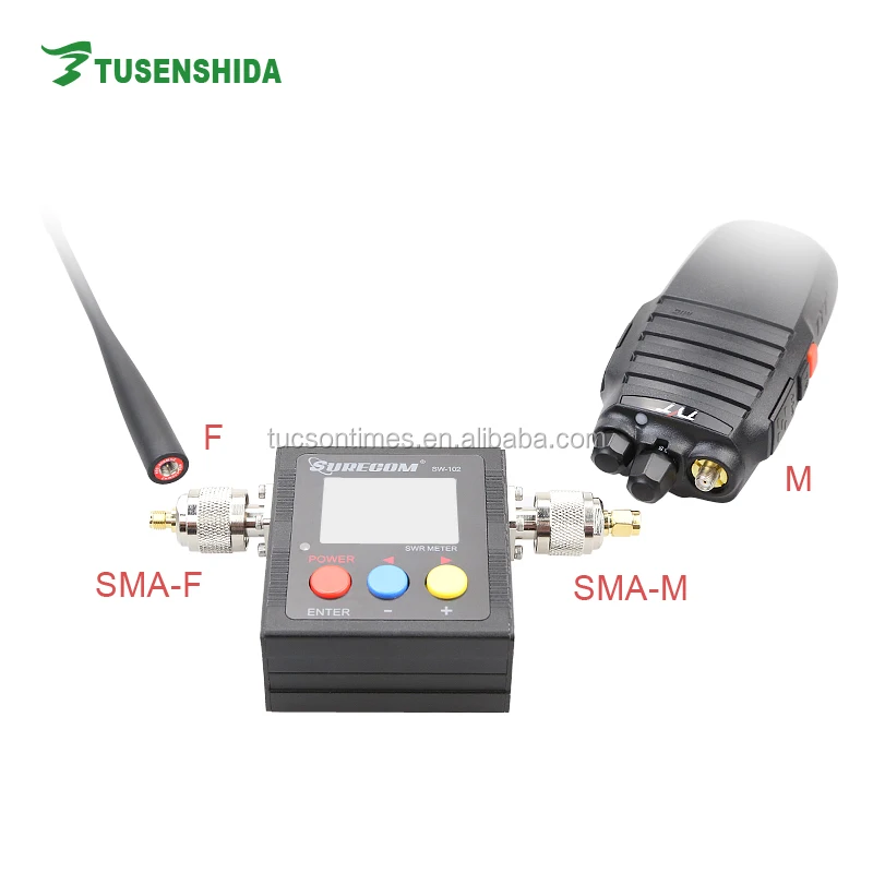 125525mhz Digital Vhf/uhf Antenna Power Swr Meter For Sw102