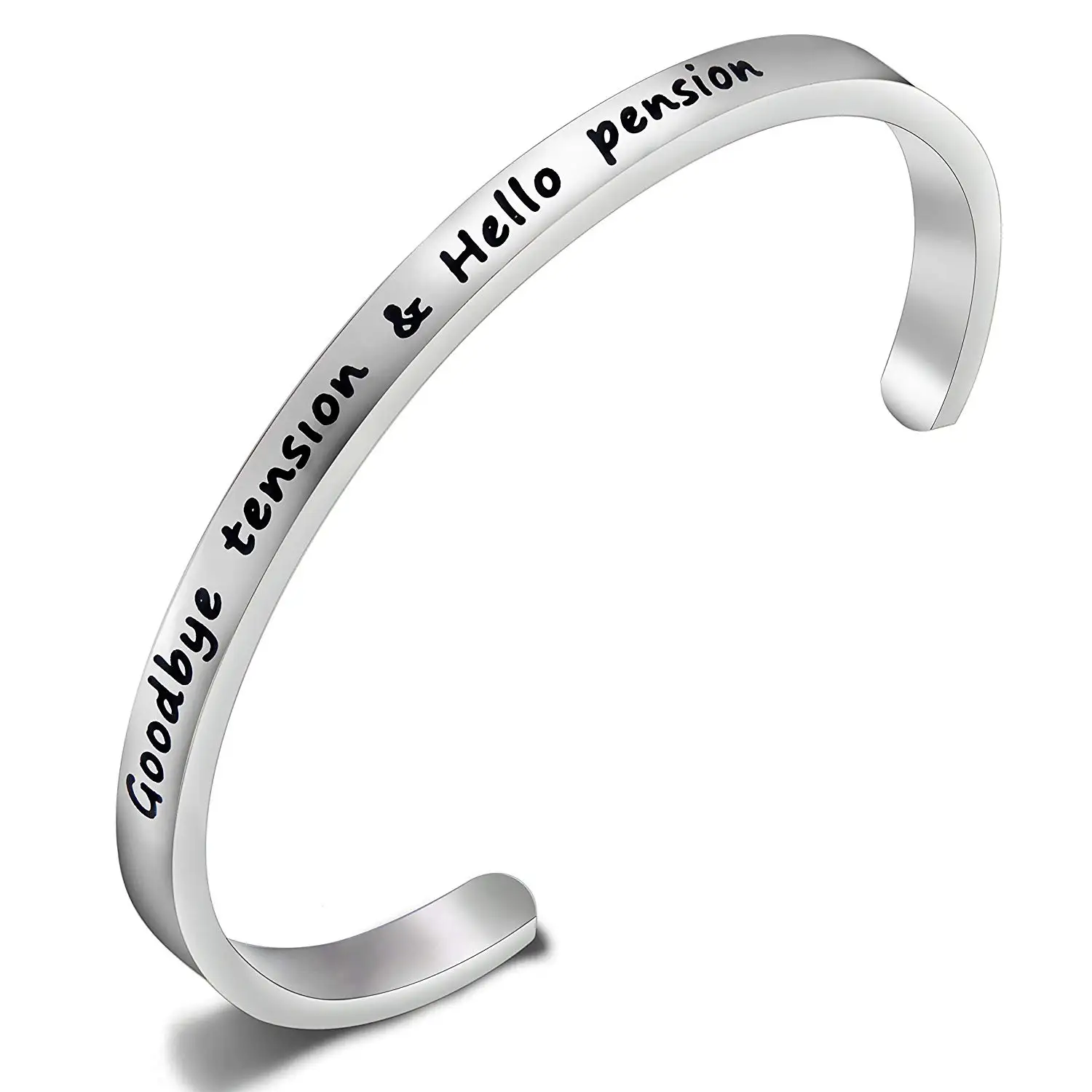 Retirement Pension Forecast Find Get Quotations Feelmem Retirement Gift Goodbye Tension O Pension Cuff Bangle Hy Bracelet For Pas Grandma