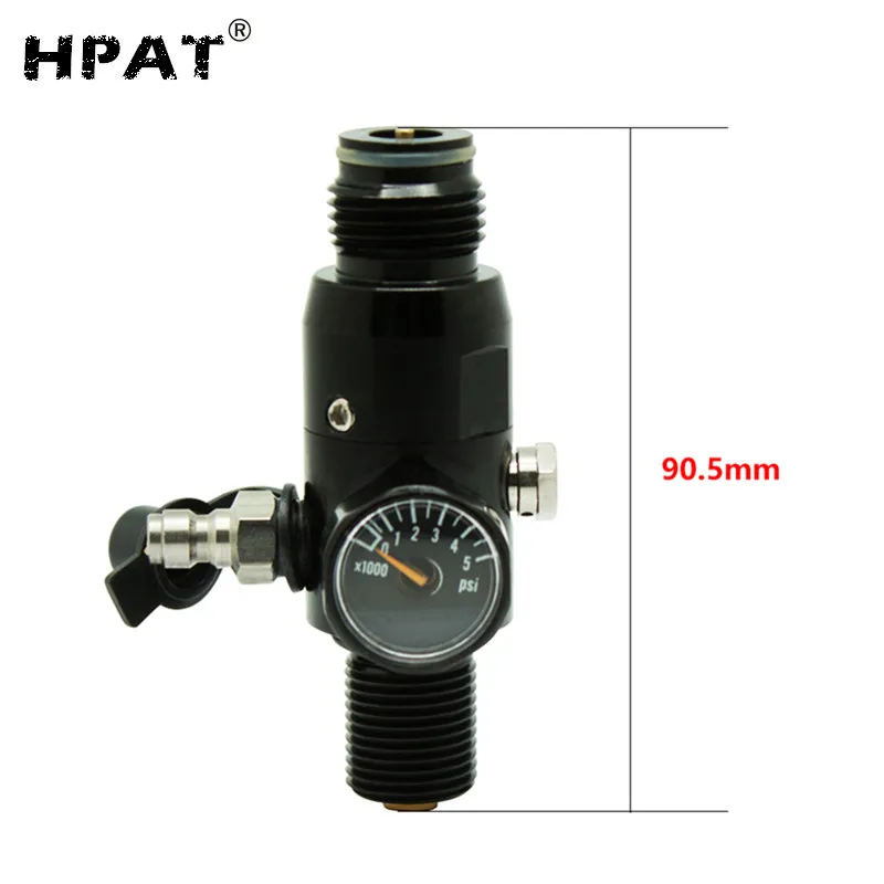 M18*1.5 Thread 3000psi Paintball Hpa Tank Regulator With Output