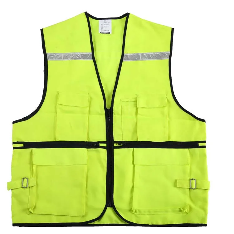 Factory Safety Reflective Vest Ansi Class 2 Mesh Cotton Safety Vest
