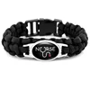 New Arrival Custom Logo/Design Emergency Tech Nurse Survuival Paracord Men Bracelets for Woman
