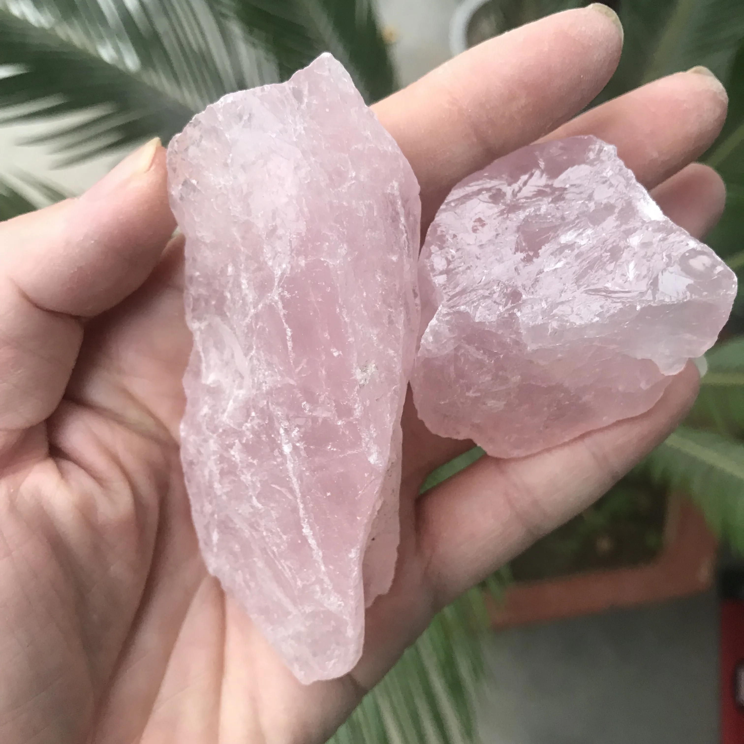Natural Pink Crystals - Healing Stones of Rose Quartz