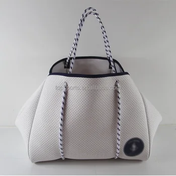 neoprene beach tote