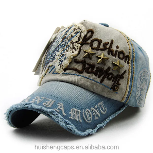 Kunming~ Tea Tree Girl Adjustable Denim Baseball Caps Hip Hop Cap