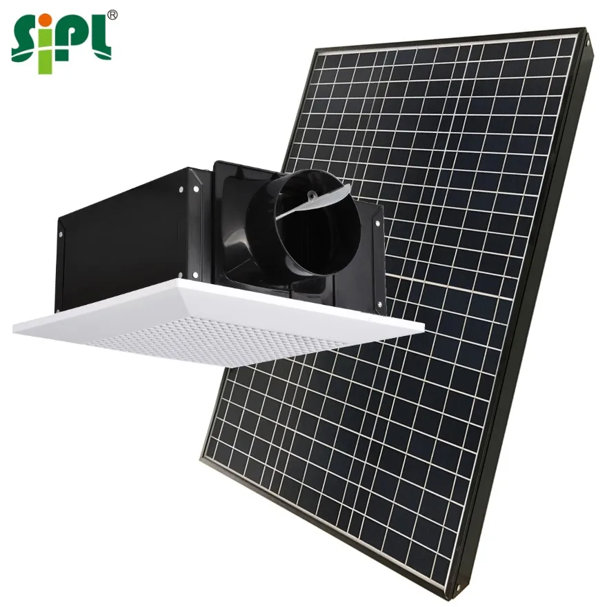 Vent Tools Sunny Split Type Solar Panel Battery Powered Home