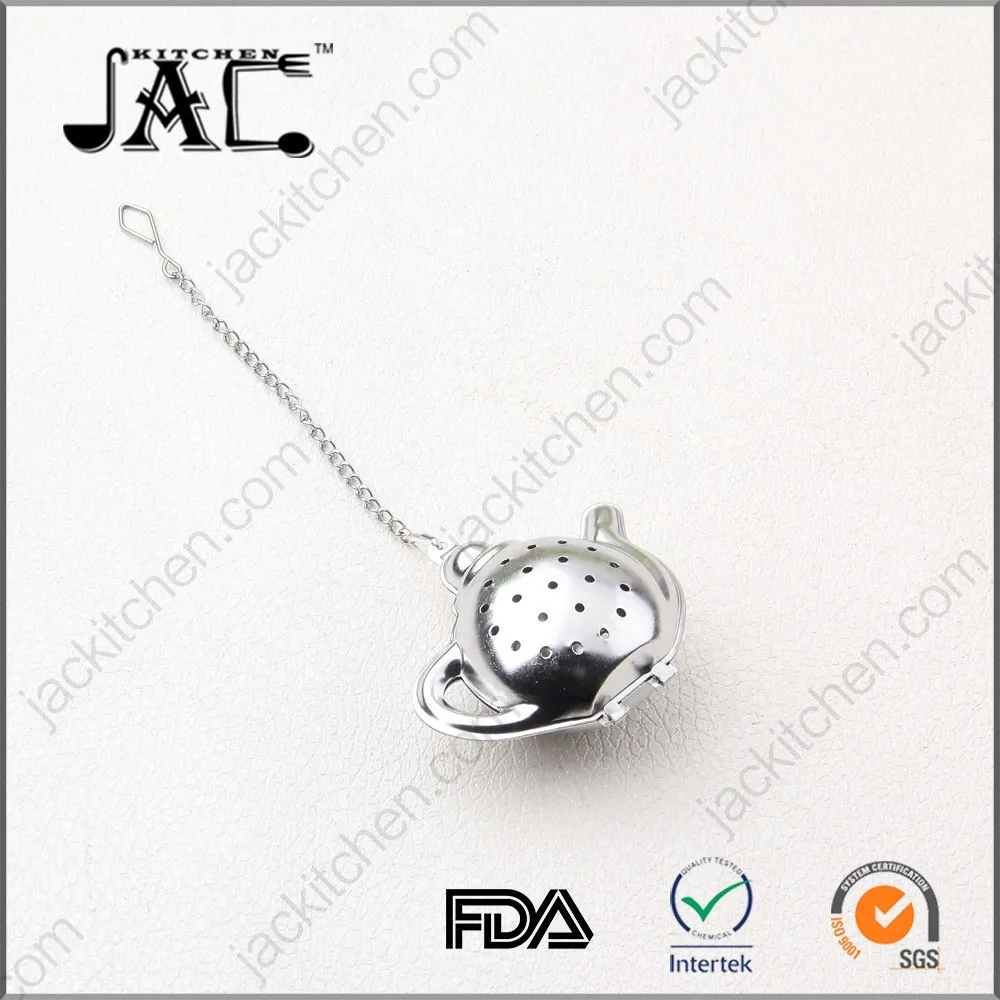 Stainless Steel Mesh Tea Ball Filter Strainer with Extended Chain
