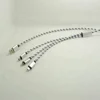 Multi Charging Port 3 in 1 Cable Micro USB Charger Cable for Mobile Phone