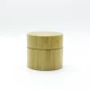 Hot quality of cosmetic bamboo cream jar with PP inner containers BJ-2d