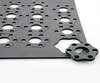 High precision cnc laser cutting parts aluminium cnc laser cut metal panel service with punching