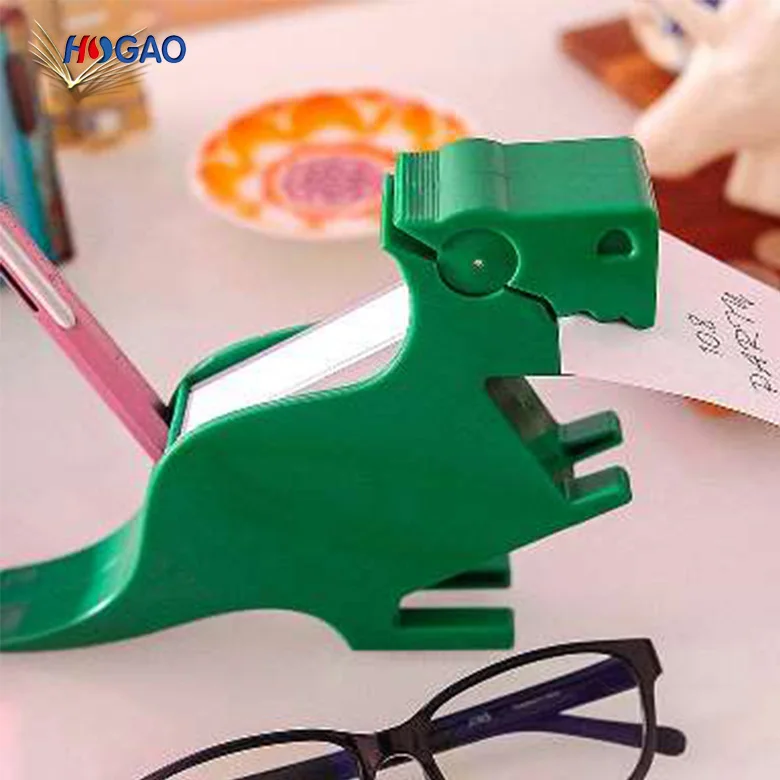 China wholesale cute gifts & crafts cute dinosaur office desk organizer paper clip memo holder for pens and pencils