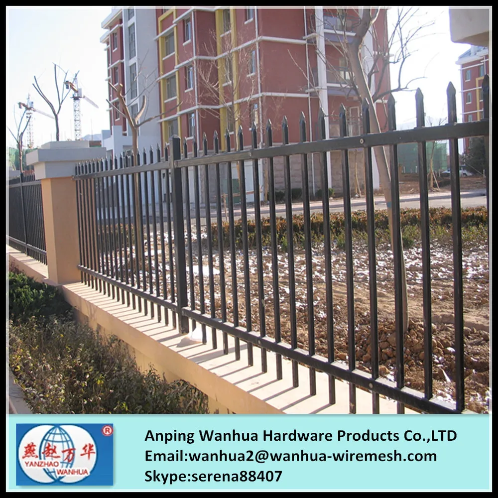 2015 Factory Sale Sharp Steel Ornamental Boundary Wall Fence - Buy ...