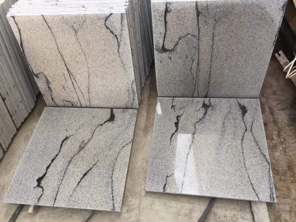 Fob Xiamen Polished 60x60 With Black Viscont White Granite - Buy White