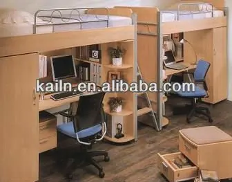Alta Calidad Melamina Litera Con Escritorio Y Armario Buy Cama