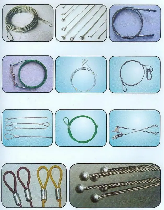 Stainless Steel Wire Rope Sling With Copper Ferrule And Snap Hook - Buy ...