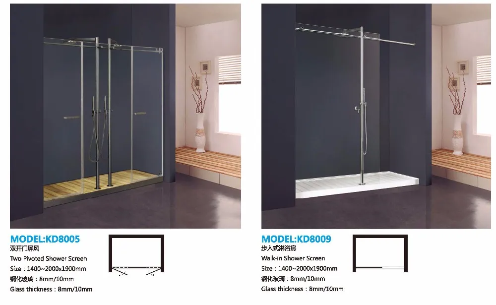 Pivot Shower Screen