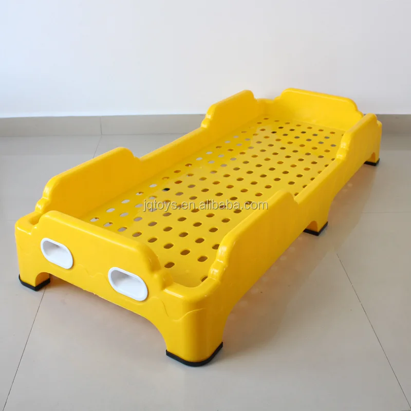Preschool Kids Injection Nursery Stackable Plastic Children Bed For