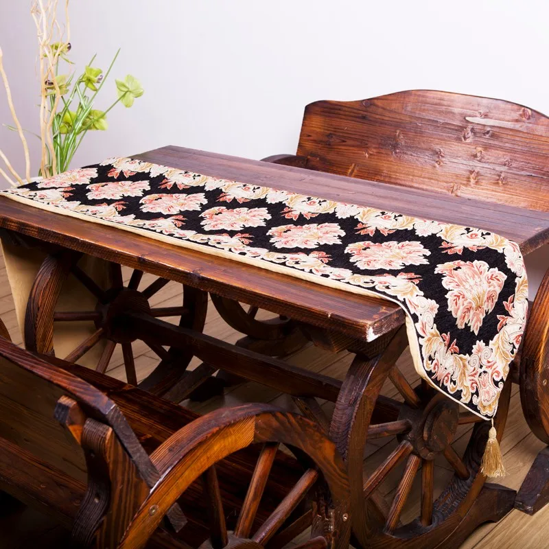 Wholesale Table Runner Black And White For Coffee Shop Buy Wholesale