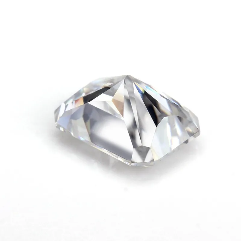 Hot Sale Radiant Crushed Ice Cut 9x7mm 2.5 Carats Loose Synthetic White Moissanite - Buy Crushed 