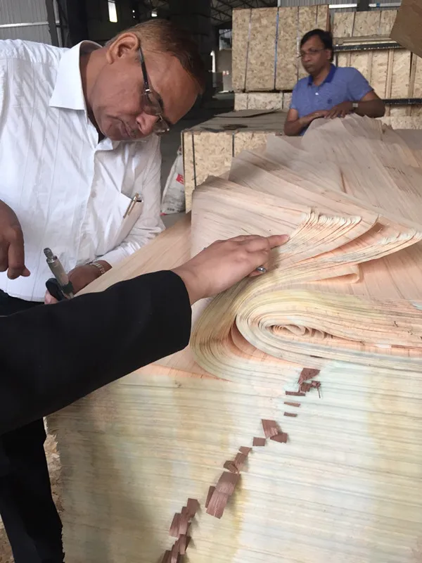 hot sell recon wood face veneer recon gurjan/keruing face veneer poplar wood veneer for india market