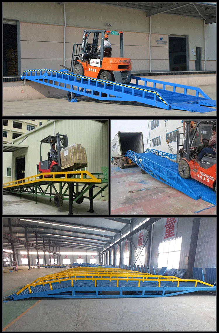 CE approved 10T loading capacity mobile co<em></em>ntainer load dock ramps