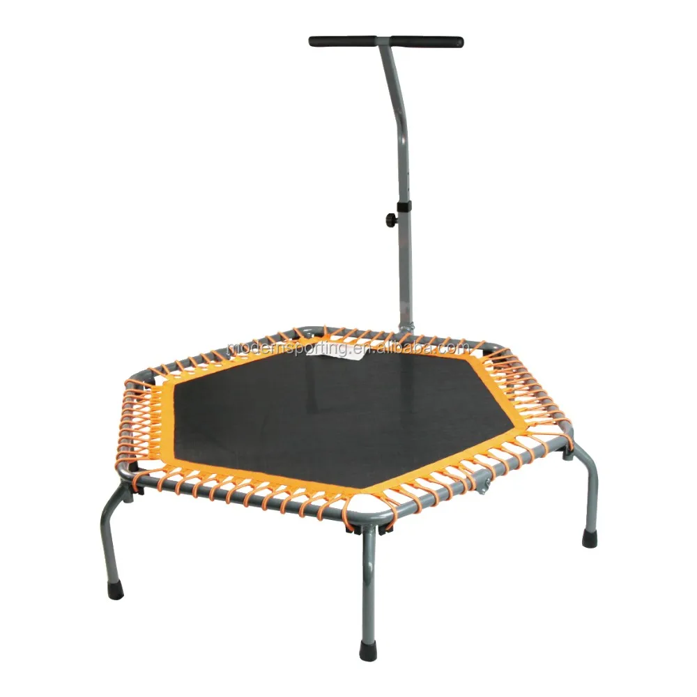 The New Fitness Hexagon Folding Trampoline With Adjustable Handle Buy