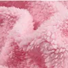 Weft knitted long plush solid dyed coral fleece