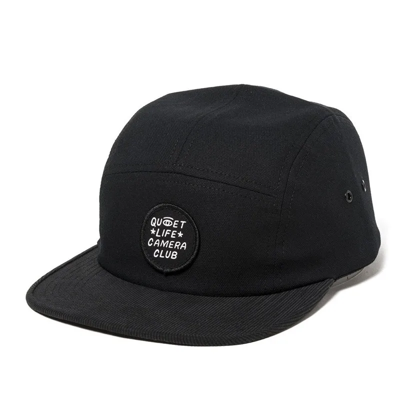 supreme 5 panel hat black