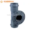 china fittings tee flange adaptor for pvc pipe fitting