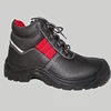 Leather Steel Toe Rubber Soft Sole Work Men's Safty Shoes
