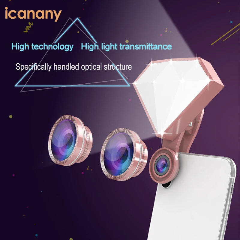 36 Led Selfie Ring Light Usb Rechargeable Portable Clipon Mobile