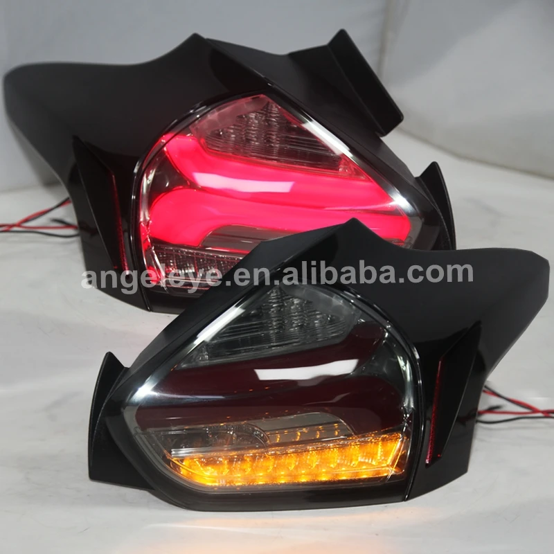 Full LED Tail Lamp for Focus 4 Hatchback 2015-2018 year Smoke housing Clear lens SN