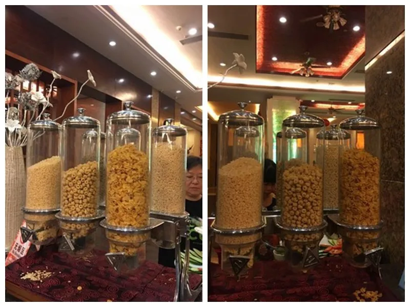 Okey 4l Stainless Steel Dry Food Dispenser Cereal Dispenser Food