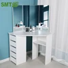 Modern Make up dressers dressing table with mirror 5 chest drawers home furniture