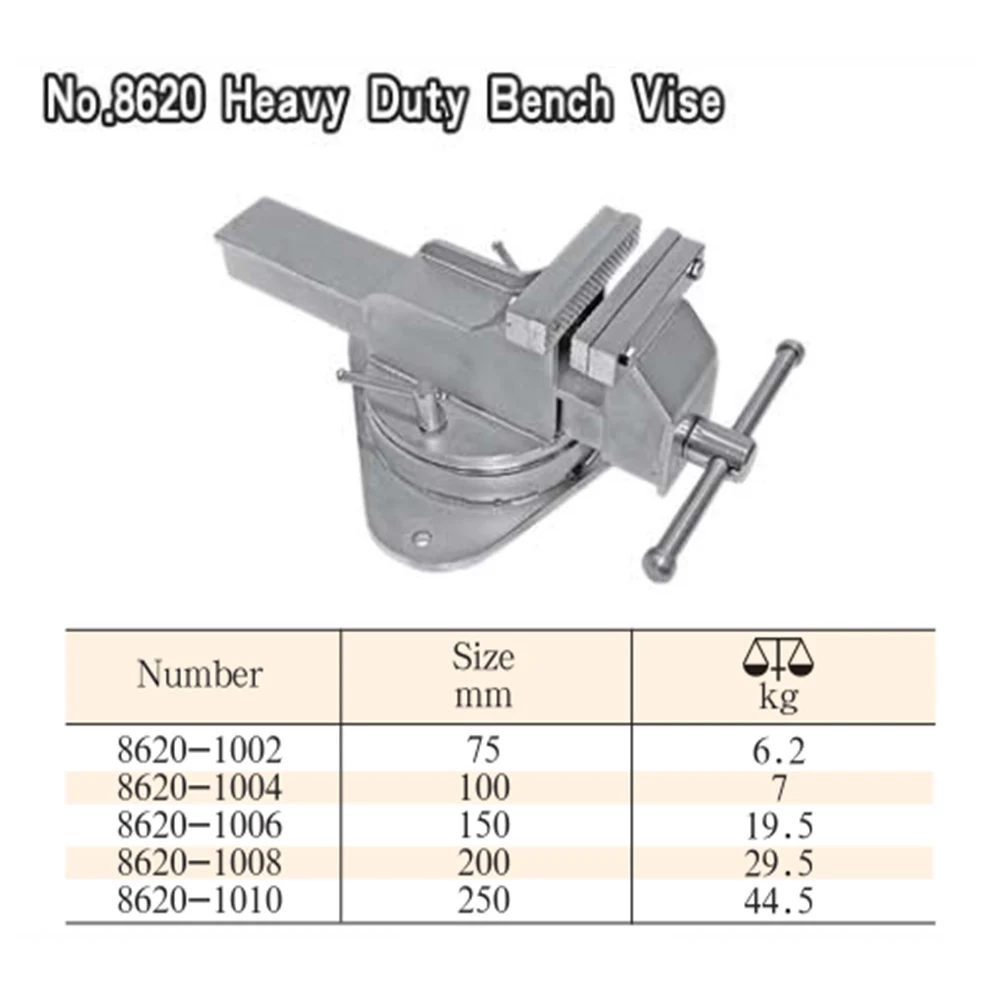 Stainless Steel Non Hand Tools Heavy Duty Bench Vise Products