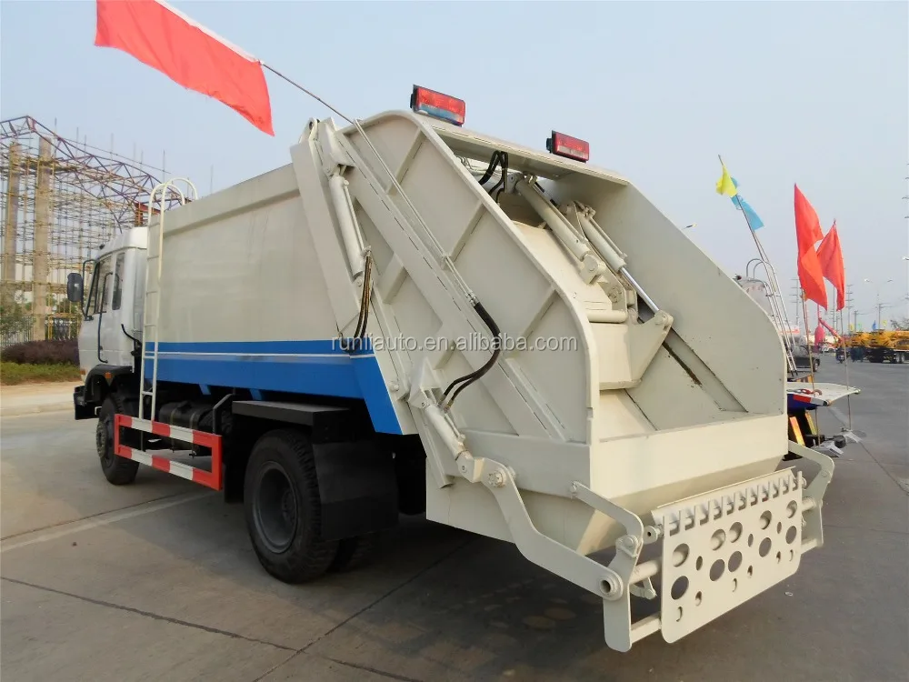 Dongfeng 4x2 Garbage Compactor Truck Capacity 10m3 With Best Price For