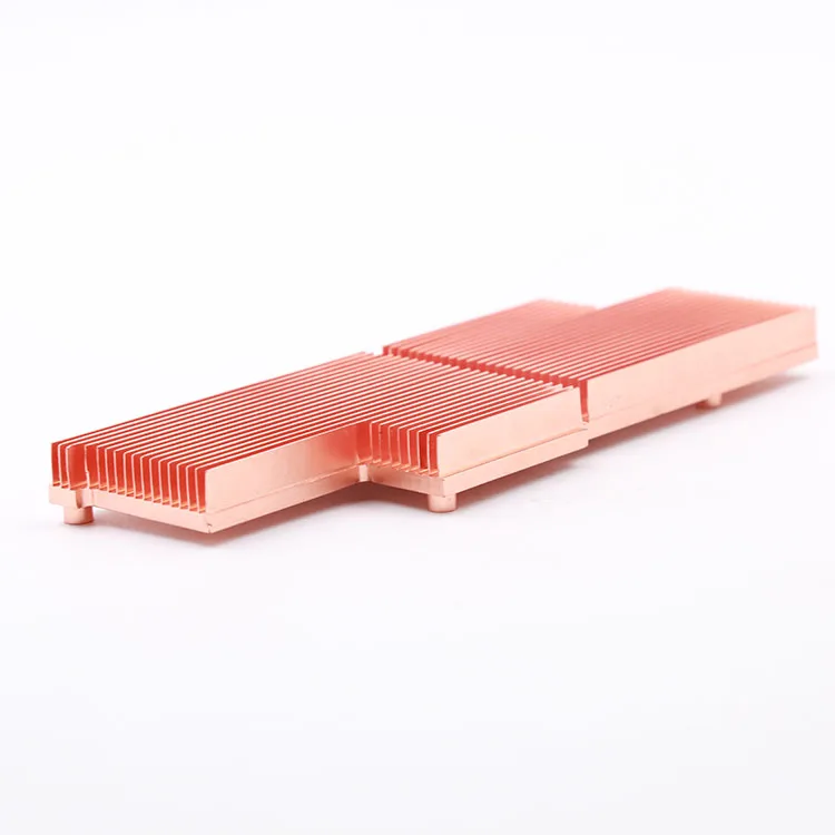 Wholesale Large Copper Heatsink, China Cu Radiator, Precision Machining Service