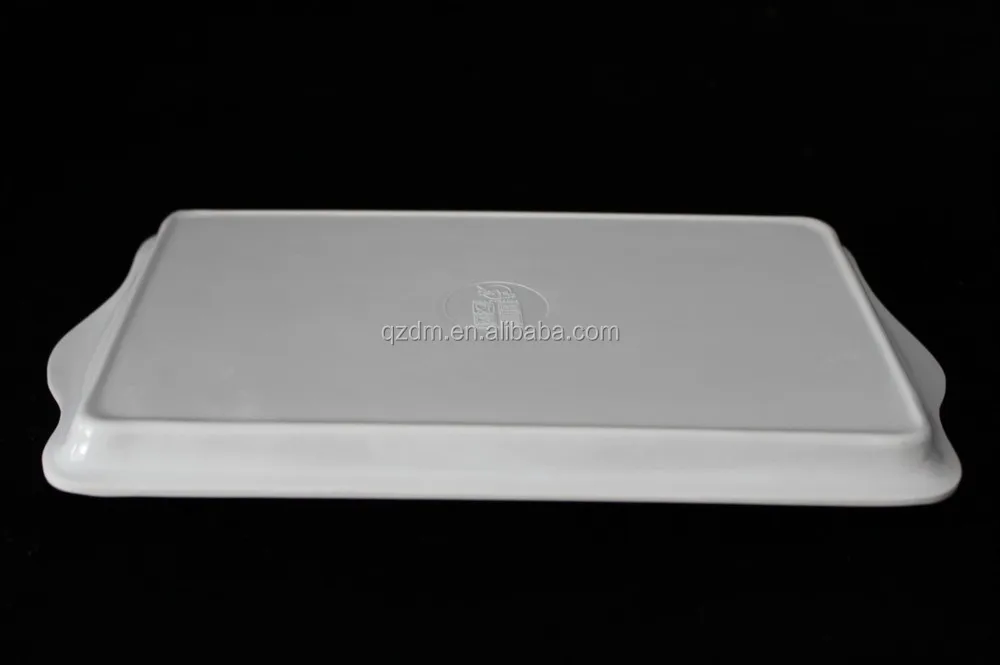 Plastic Food Tray Melamine Samll Tray With Handle