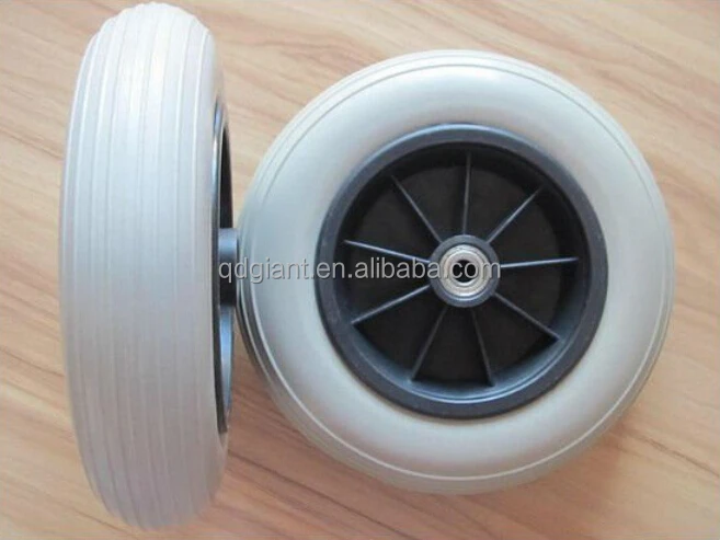 Gray pu foam wheel 200x50