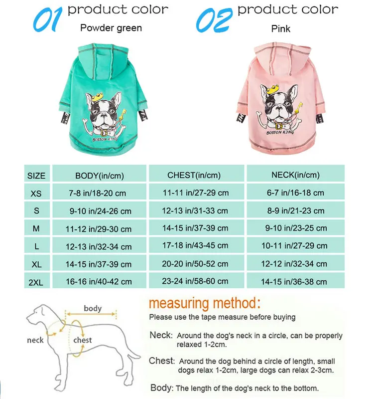 Designer Dog Clothes 2021 New Hot Sell Hooded sweater for pet