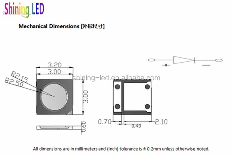 High Quality Cri>80ra 1w Epistar Chips 3030 Smd Led Datasheet Buy