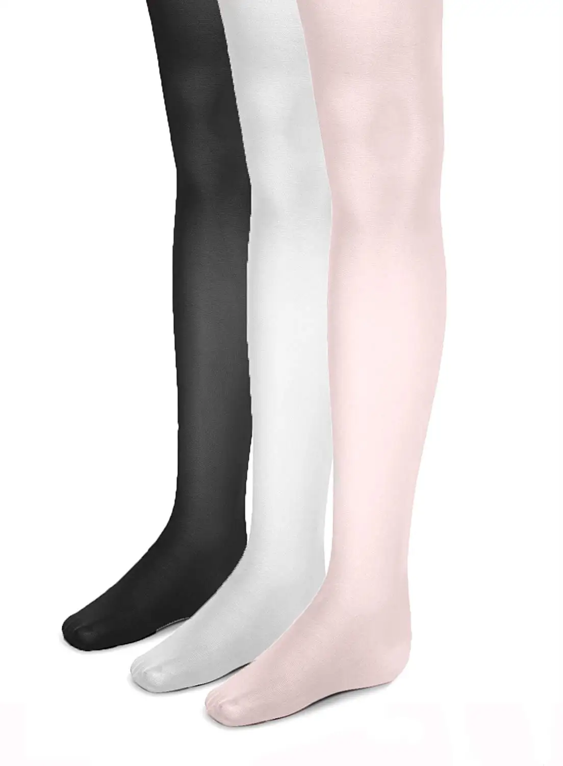 HUE Girls Big Opaque Tights 3-Pack