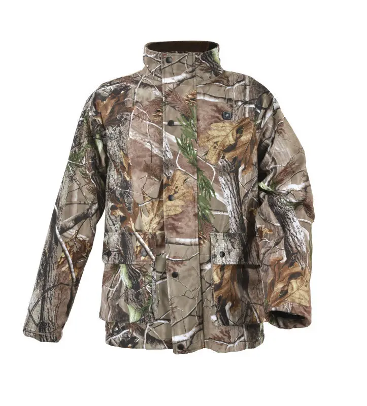 Winter Outdoor Sport Electric Thermal Heated Camo Hunting Fleece Jacket