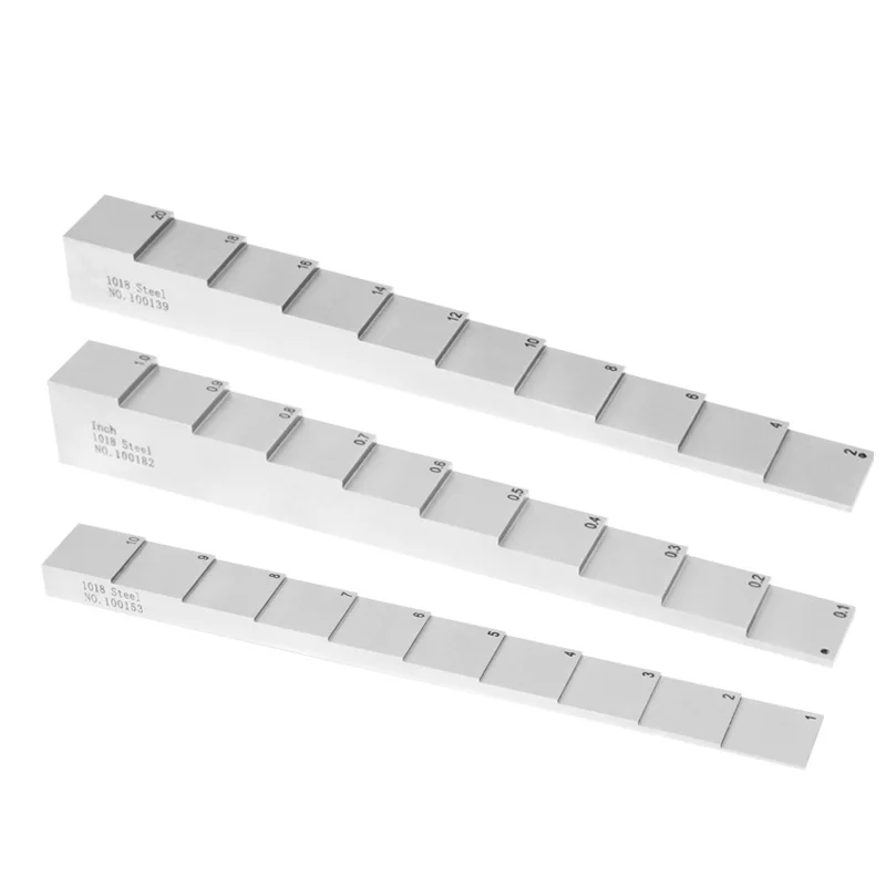 4-step Calibration Block Standard Ultrasonic Gauge Thickness 0.25/" 0.5/" 0.75/" 1/"