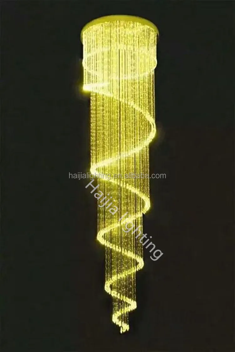 Outdoor Waterfall Wall Lighting Decoration Ip68 Uncharged Flowing Fiber