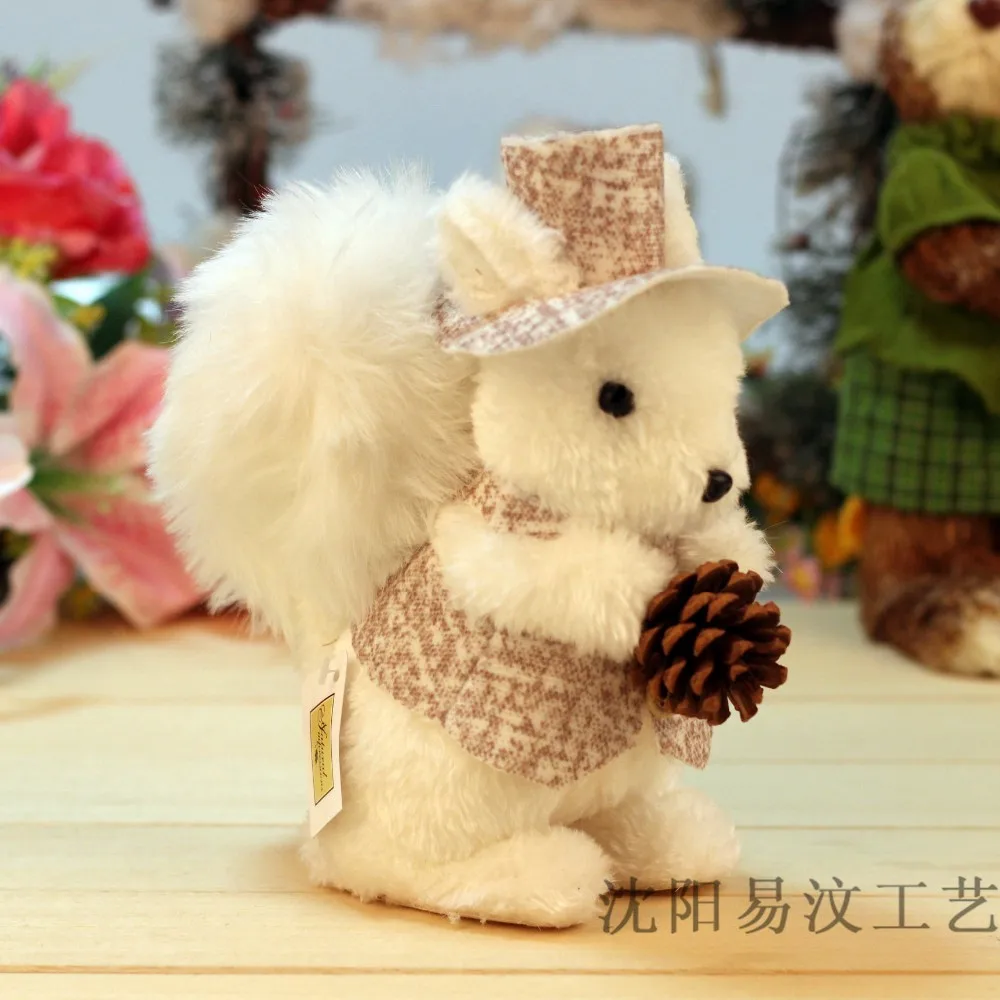 White Squirrel Small Tree Unique Christmas Ornaments Tree Christmas