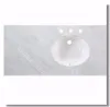 high quality matt finished composite stone carrara vanity top for bath